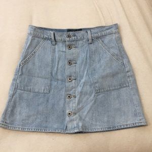 Lucky Brand high waisted jean skirt